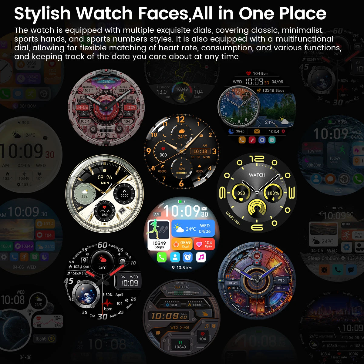 Smart Watch 5 Pro GPS NFC Smartwatch Men 360*360 AMOLED Screen Heart Rate Monitor Bluetooth Call IP67 Waterproof Men Smartwatch