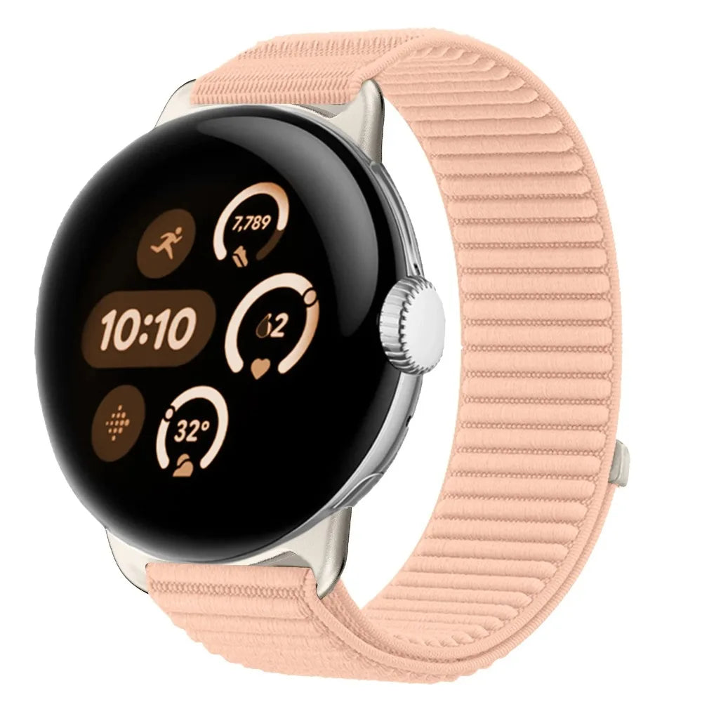 Original Nylon Strap for Google Pixel Watch 4 3 45mm 41mm Weave Wristband Correa for Pixel Watch 4 3 2 1 Breathable Accessories
