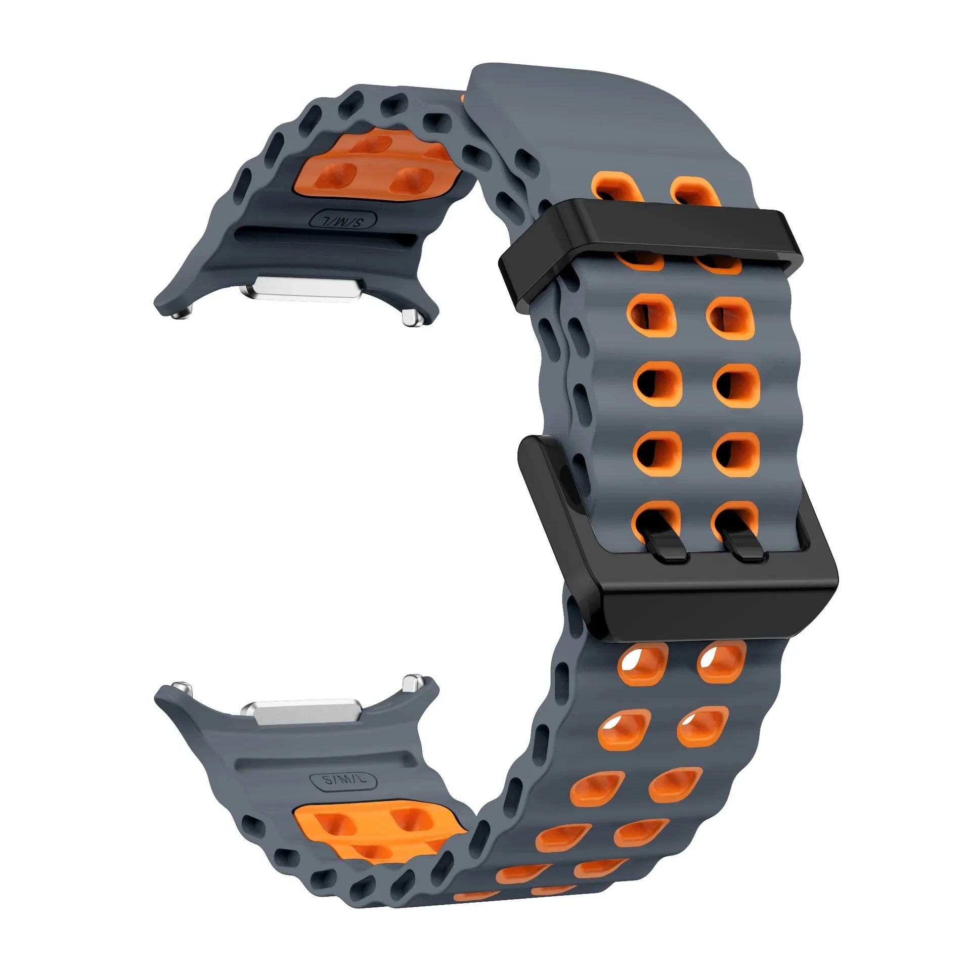 Ocean Silicone Strap for Samsung Galaxy Watch Ultra 47mm Sports Breathable Bracelet Wristband For Galaxy Watch Ultra 47mm Correa