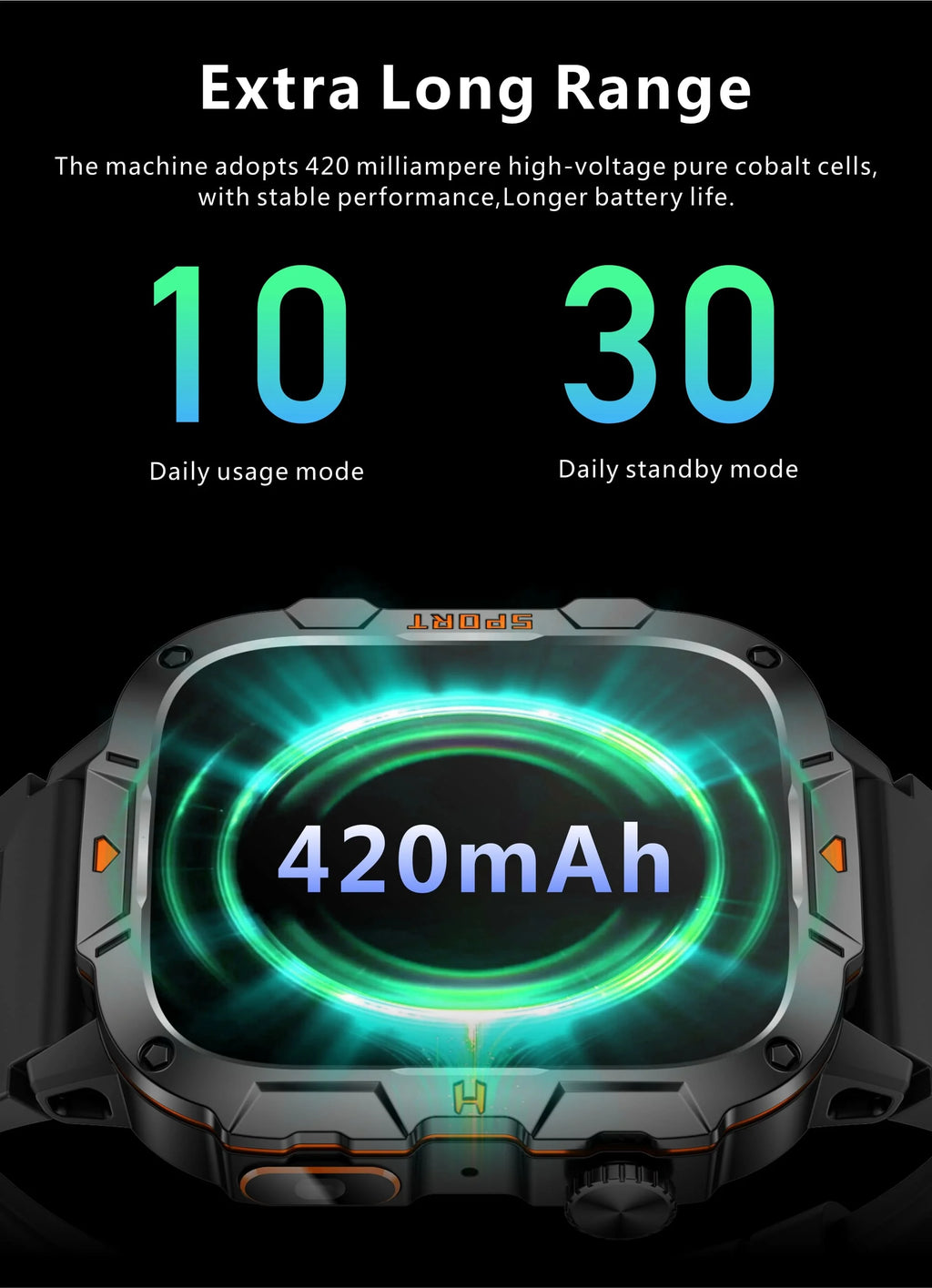 2025 For Xiaomi Original Built-in Dual-band GPS Men Smartwatch BT Call Fitness Military 5ATM IP68 Military Sport Smart Bracelet