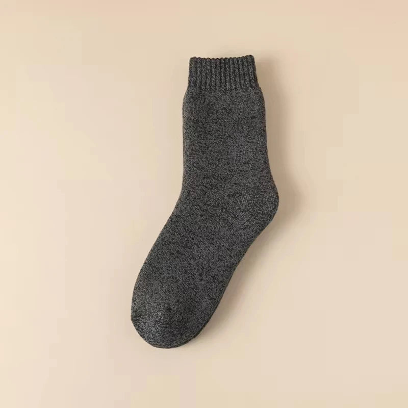 3 pairs Boot Socks for Women Thermal Socks For Thick Winter Outdoors Warm Socks Soft Warm Classic Big Girl Cotton Socks