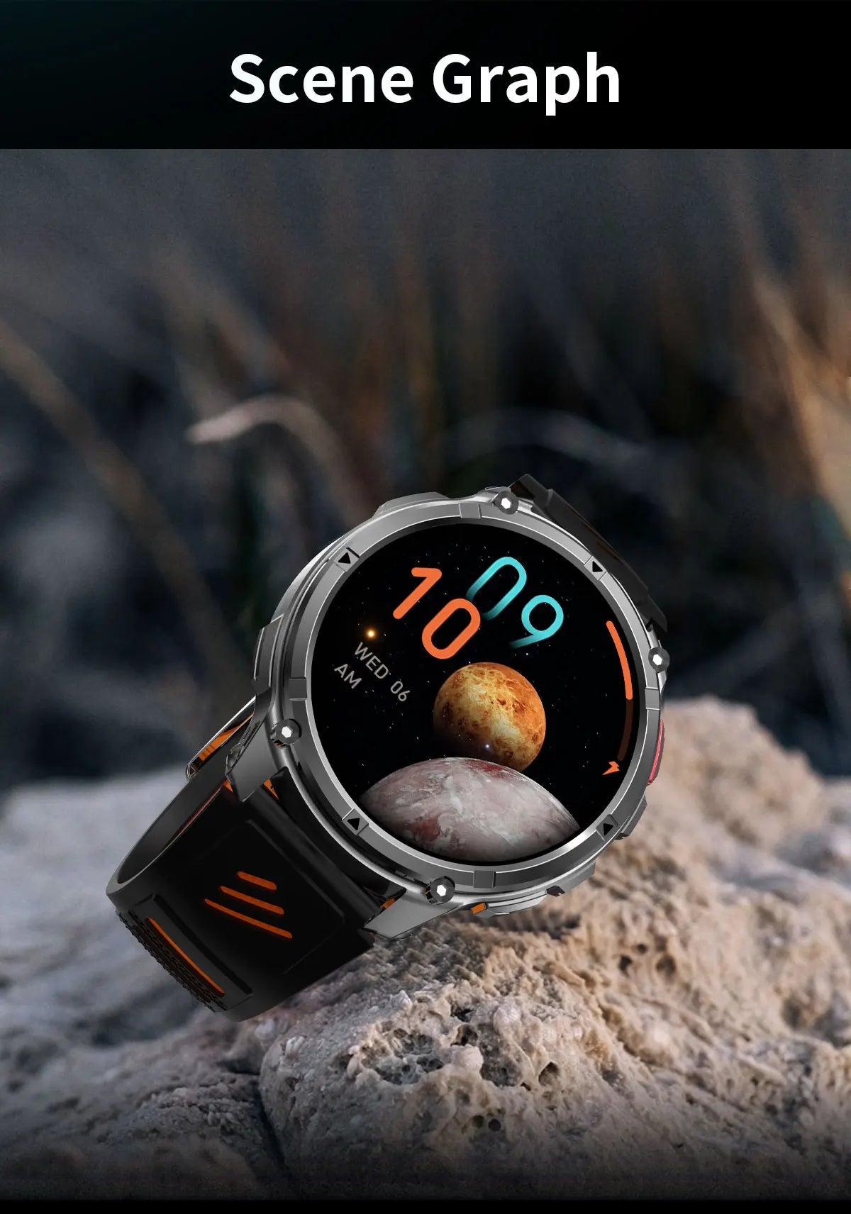 2026 New T-Rex 3 Pro Smart Watch 1100mAh Long Battery Dual-Band GPS 10ATM Waterproof Military Grade Sports Outdoor Smartwatches