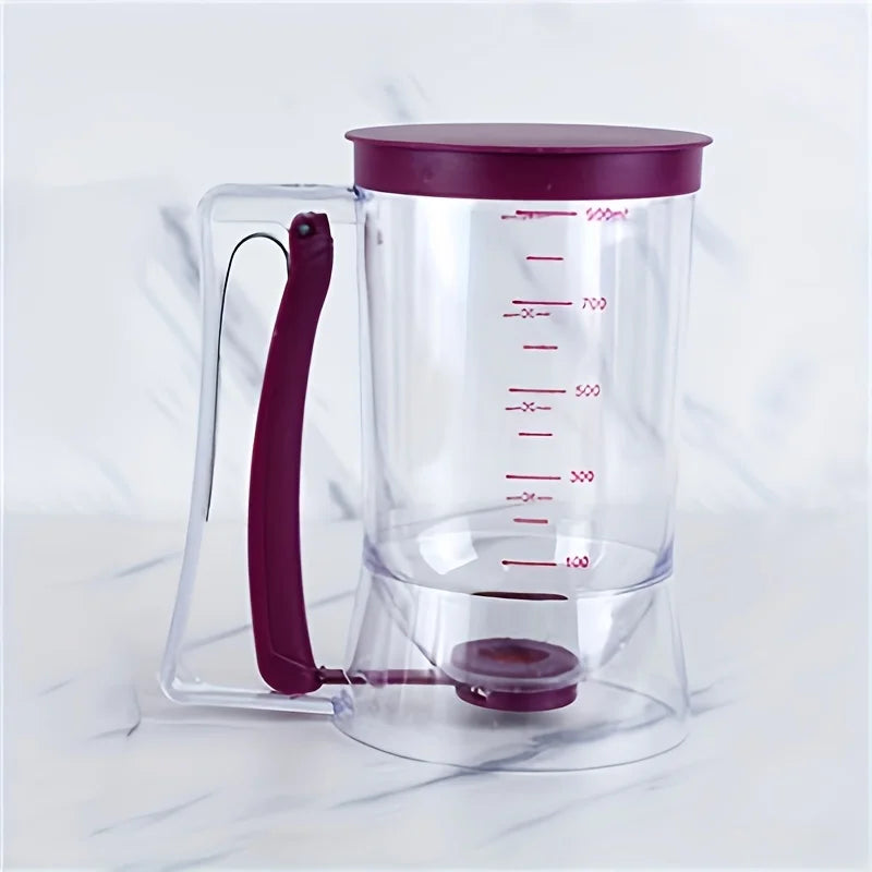1 Pcs 900ml Batter Dispenser Hand-held Graduated Funnel Pastry Dough Dispensador For Pancake Cupcakes Cake2025new