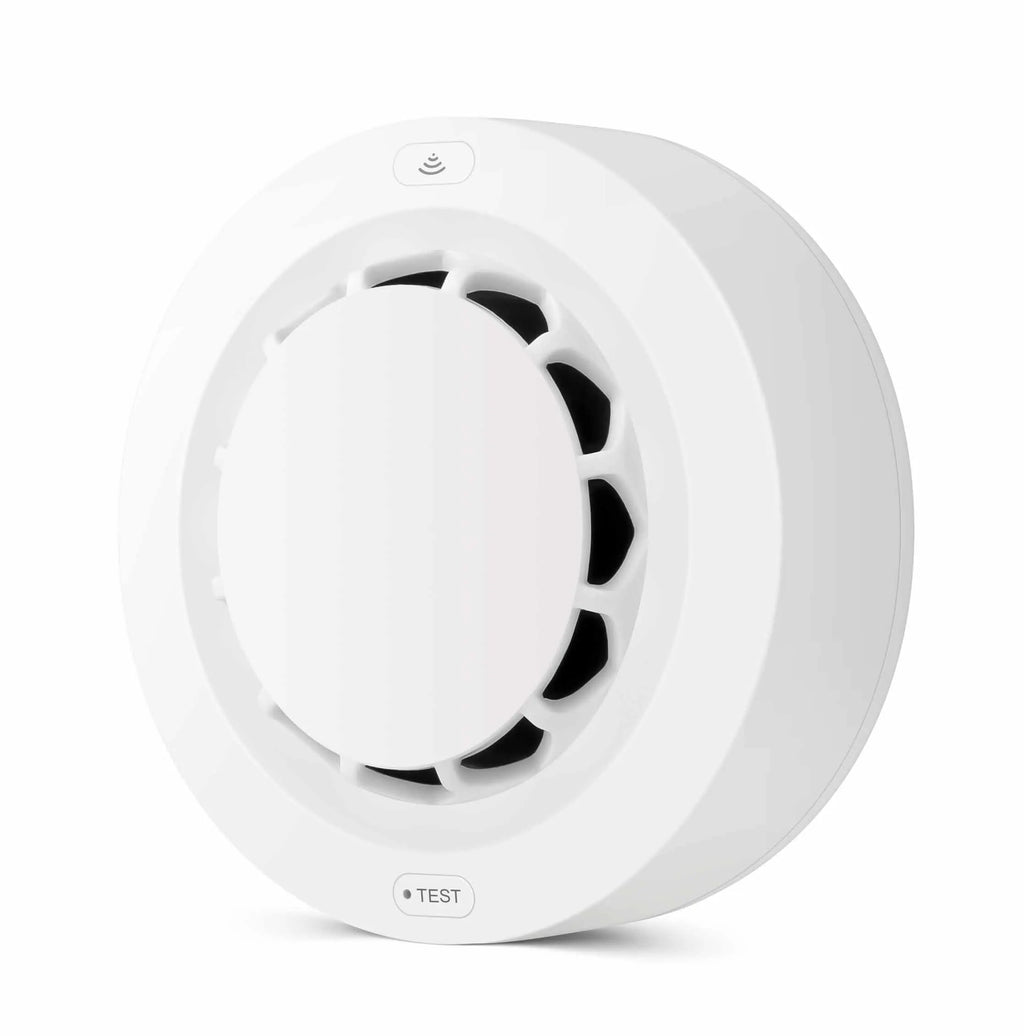 WiFi Smoke Sensor Tuya Smoke Detector Photoelectric Sensor Fire Alarm Home Kitchen Security System Work With Smart Life APP