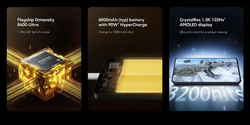 UK Version POCO X7 Pro Smartphone Dimensity Display Powered by Flagship Dimensity 8400-Ultra 6000mAh Battery 90W IP68 NFC