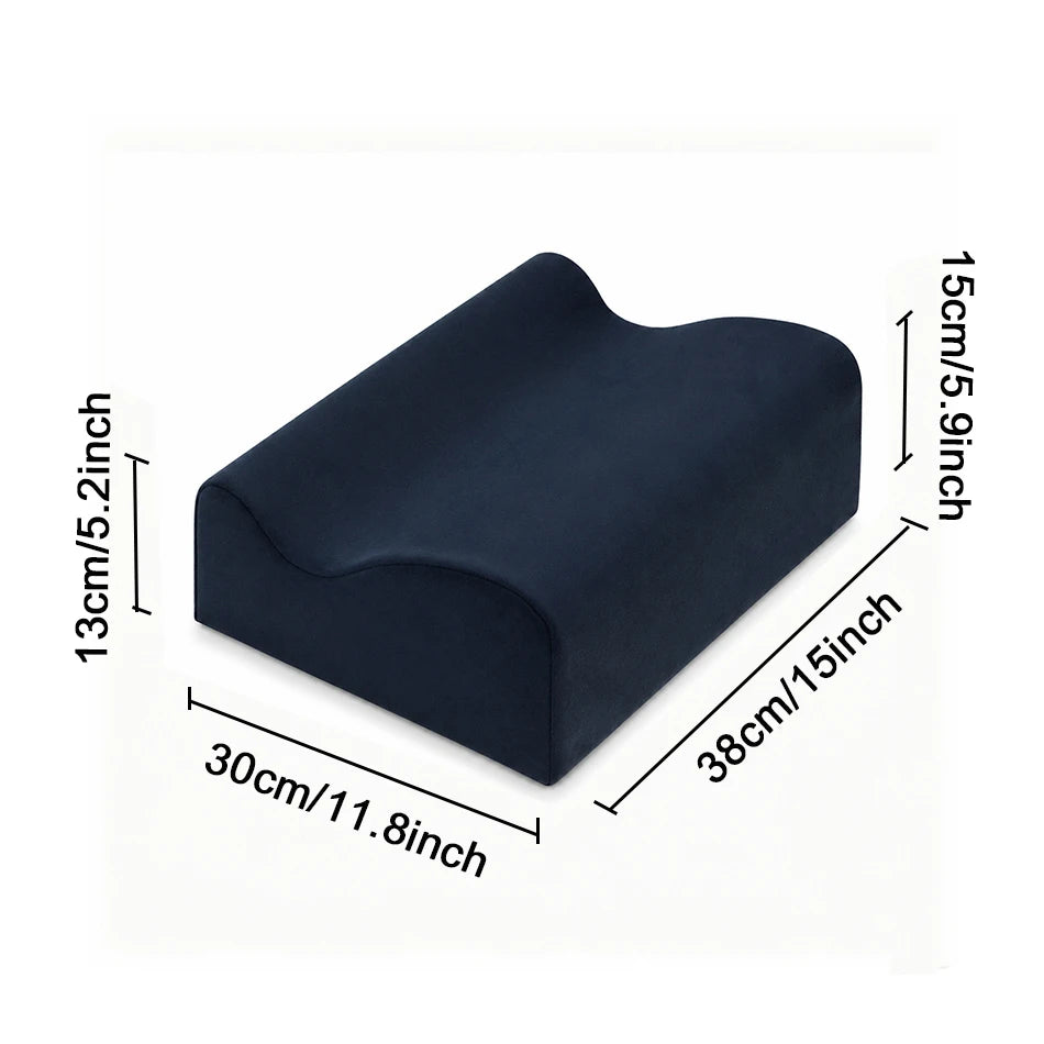 Office Leg Pillow Relax Leg Muscles Ergonomic Memory Foam Footrest Pillow for Leg
