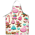 【Cats in The Kitchen】Printed Apron with Cartoon Cat Pattern, Oil-Resistant & Stain-Proof, Home Apron