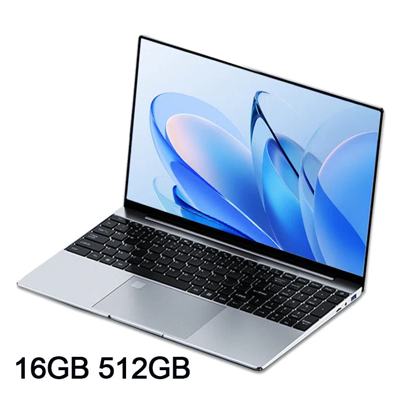 Intel N95 Portable Laptop 15.6Inch 32GB 2TB Windows11 Office 1080P HD Fingerprint Unlock Laptops Gaming Notebook Computer PC