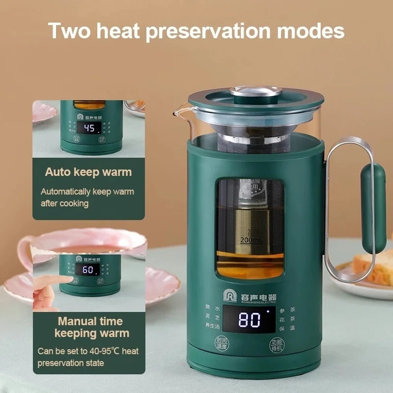 Health Pot Multifunction Electric Kettle With Temperature Control Water Boiler 600ml Mini Electric Kettle Smart Portable Tea Pot