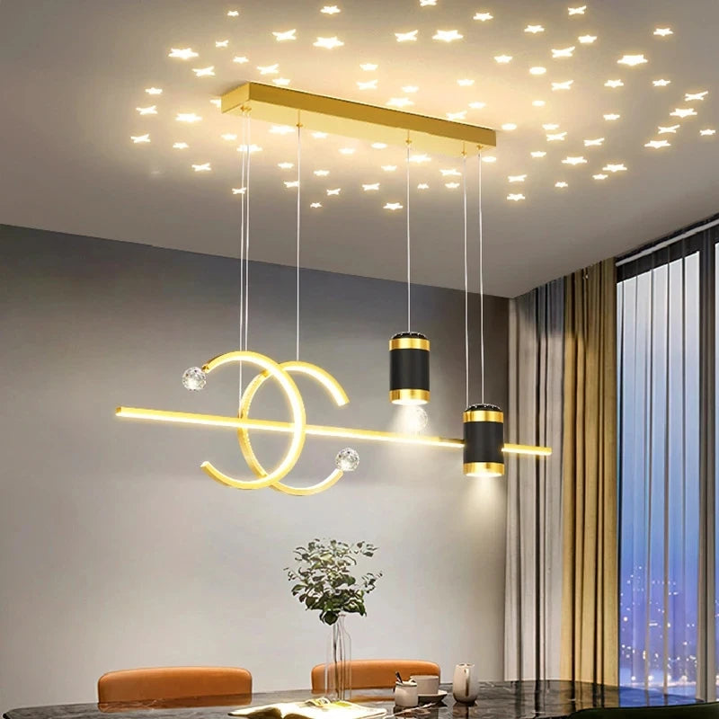 LED Nordic restaurant pendant light dining table light modern minimalist bar coffee shop pendant light home indoor lighting