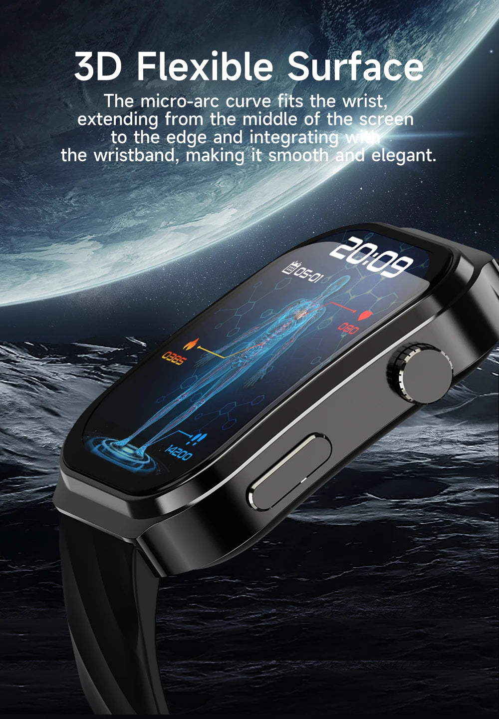 LIGE 2026 New AI Healthy Diagnose Smart Watch Blood Lipid Uric Acid Bluetooth Call Blood Pressure Health Smartwatch Men Women