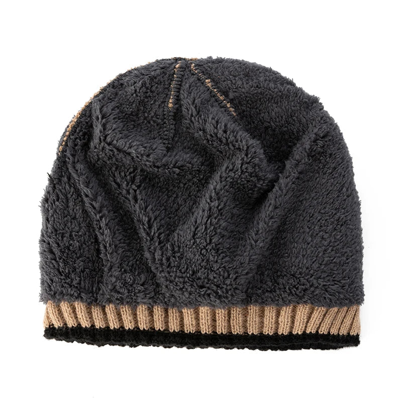 2023 Winter Beanie Hat for Men Knitted Hat Winter Cap Beanie Women Thick Bonnet Hats Skullies