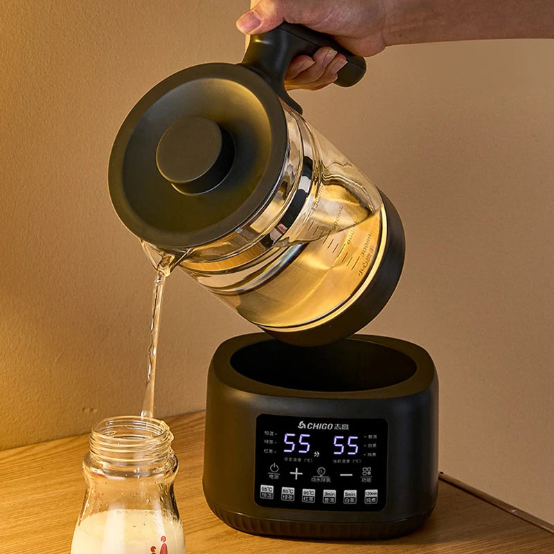 1.3L Steam Spray Tea Kettle Multifunctional Electric Kettle Baby Constant Temperature Milk Regulator 72h Thermostatic Kettle