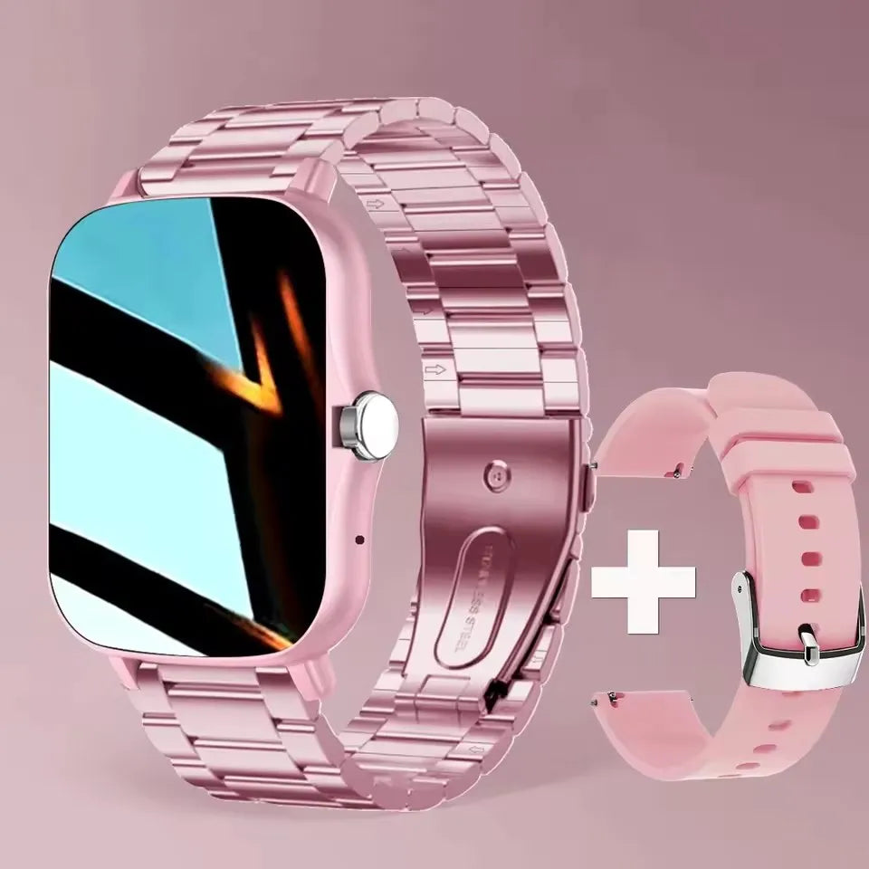 2026 New Smart Watch For Android IOS 1.83Inch Color Screen Bluetooth Call Blood Oxygen/Pressure Monitoring Smart Watch Women Men
