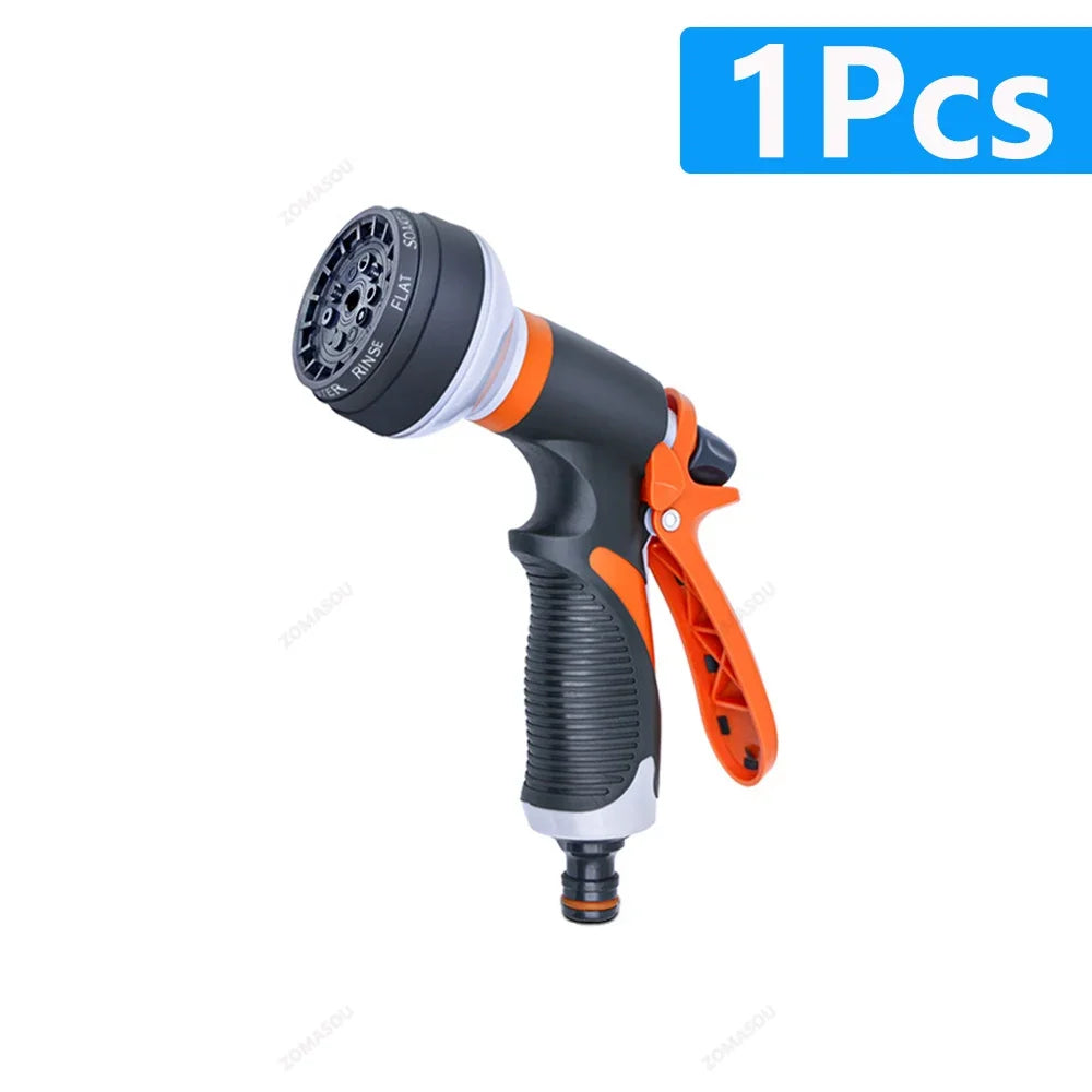 1-5Pc Garden Watering Gun 8 Modes High Pressure Sprayer Adjustable Irrigation Watering Nozzle Plant Lawn Yard Watering Sprinkler
