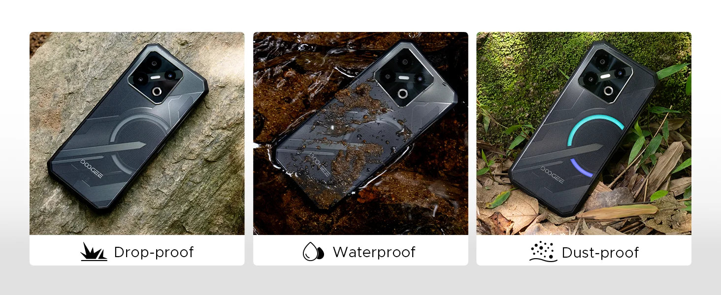 DOOGEE Blade GT Pro 5G Rugged Phone LED light Effect 6.72'' 120Hz 32GB(12+20) 512GB 10.5mm Ultra-thin 100MP AI Camera Smartphone