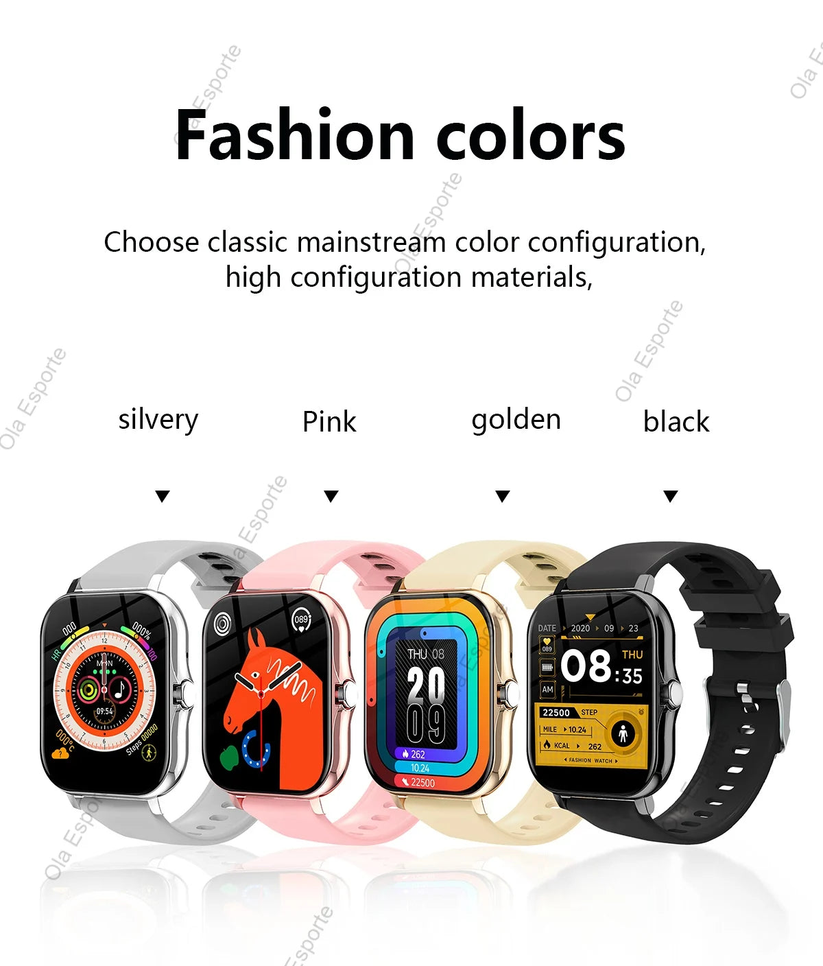 2026 New Smart Watch For Android IOS 1.83Inch Color Screen Bluetooth Call Blood Oxygen/Pressure Monitoring Smart Watch Women Men