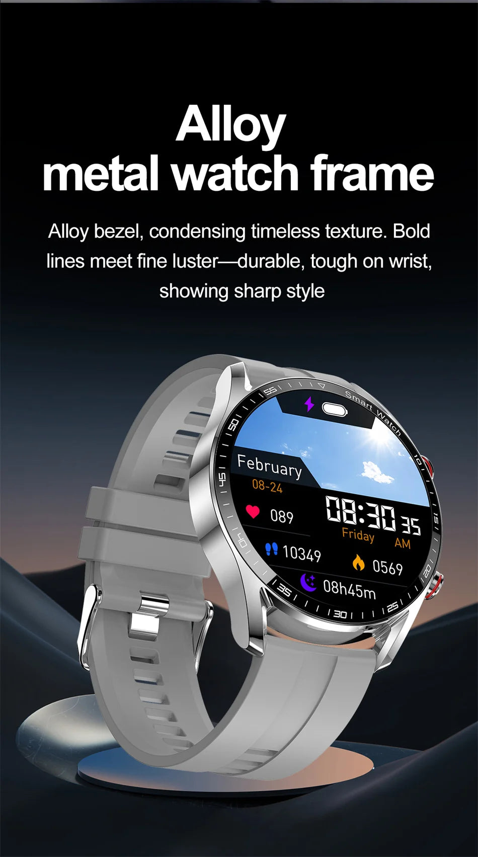 ECG+PPG Bluetooth Call Smart Watch Men Laser Health Blood Pressure Fitnes Sports Watches Man Sports Waterproof Smartwatch+Box
