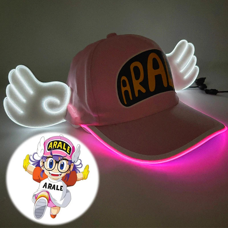 LED Light up Baseball Hat Flashing Glow Rave Party Cap luminous hat for Women Men Hip-hop Club Purim festival parade Supplies
