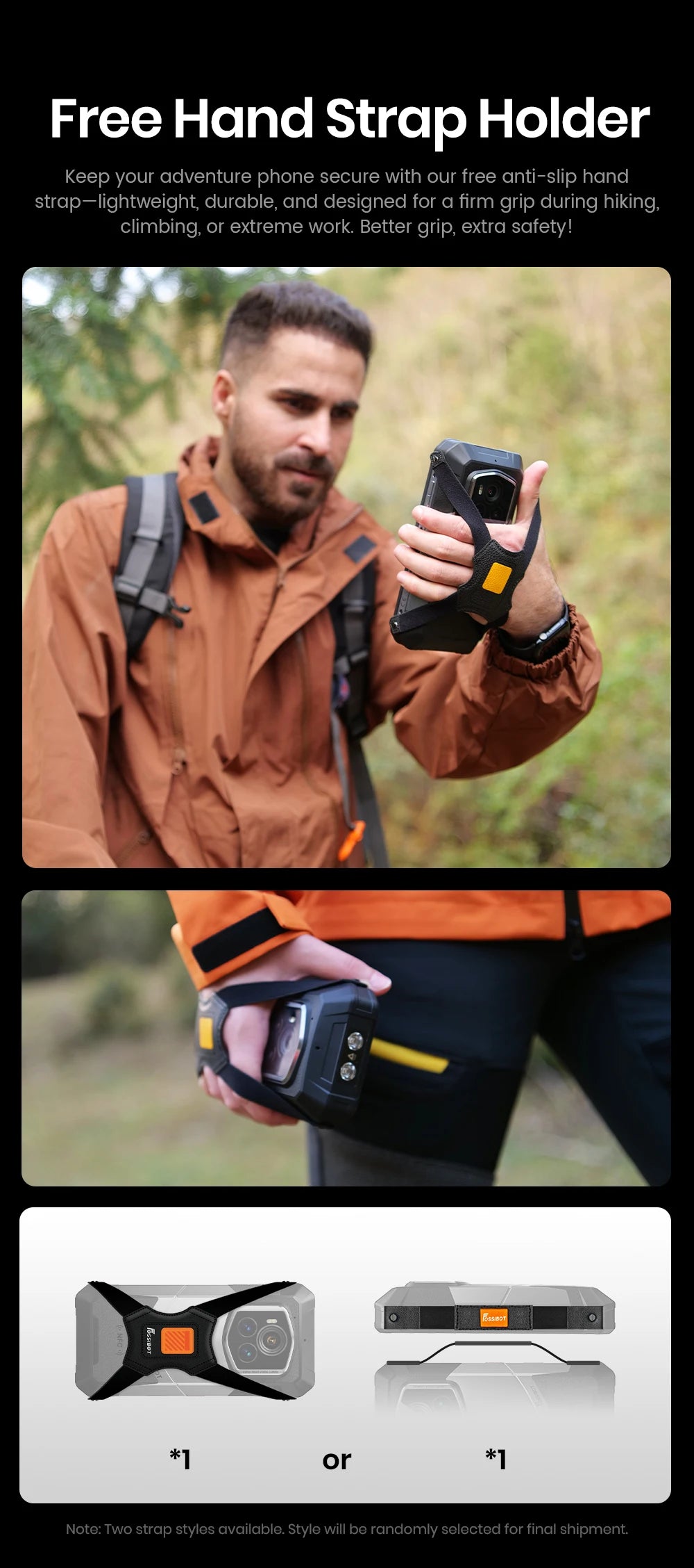 Fossibot Smartphone [F107 Pro 5G] 28000mAh 66W Rugged Mobile Phone 12GB RAM 512GB ROM Android 15 200MP+32MP NFC Dual Flashlights