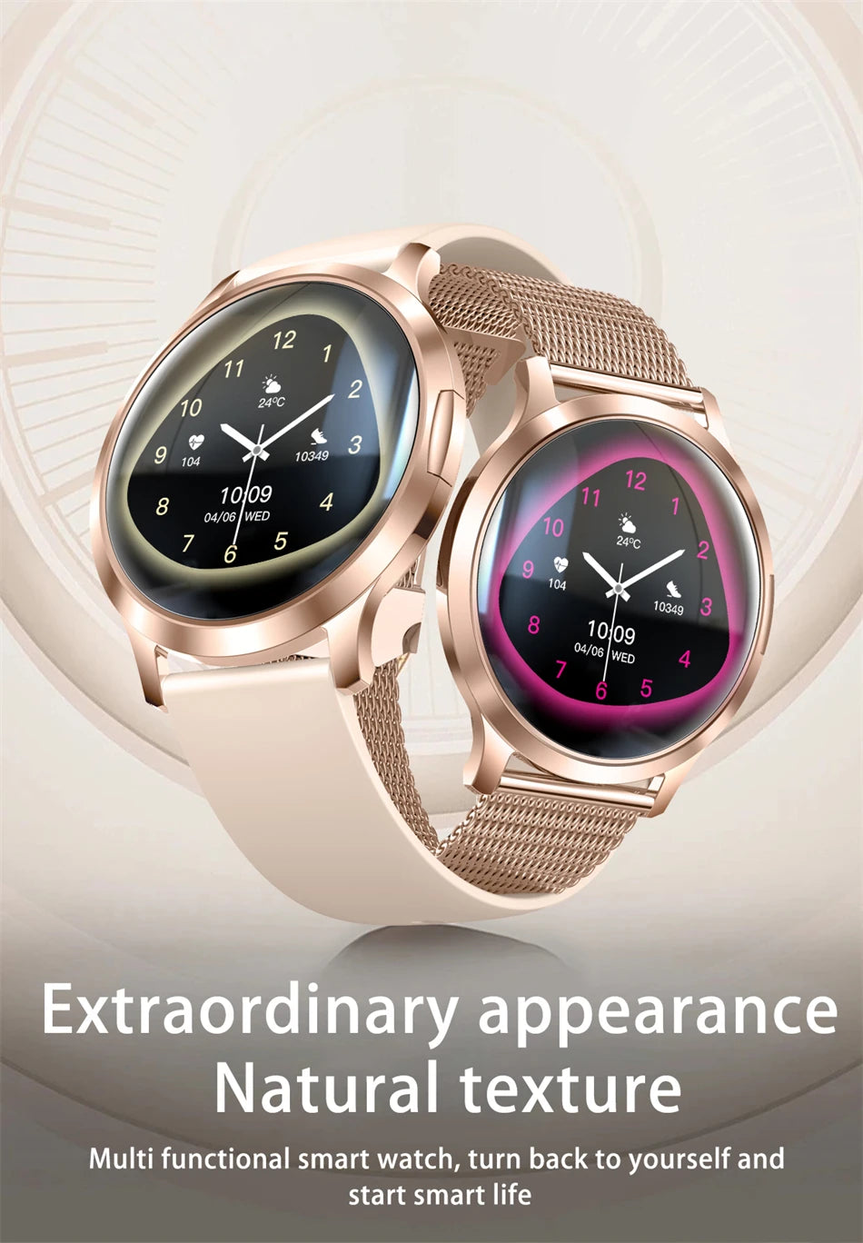 LIGE 2025 Ultra-thin AMOLED Screen Smart Watch Women Sport Fitness Bracelet Custom Watch Face Bluetooth Call Luxury Smartwatch