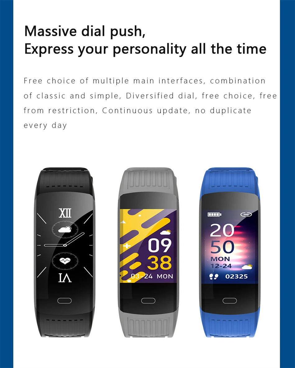 FOXBOX 2025 For All Smartphone Connections Smart Bracelet Fitness Sports Men Woman Band Couple Smartwatch Waterproof Watch LIGE