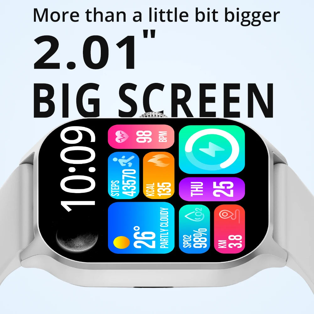 COLMI P77 Smartwatch, Up to 11 day battery life,  Massive 700mAh battery, 2 inch display, Health Management Smart Watch