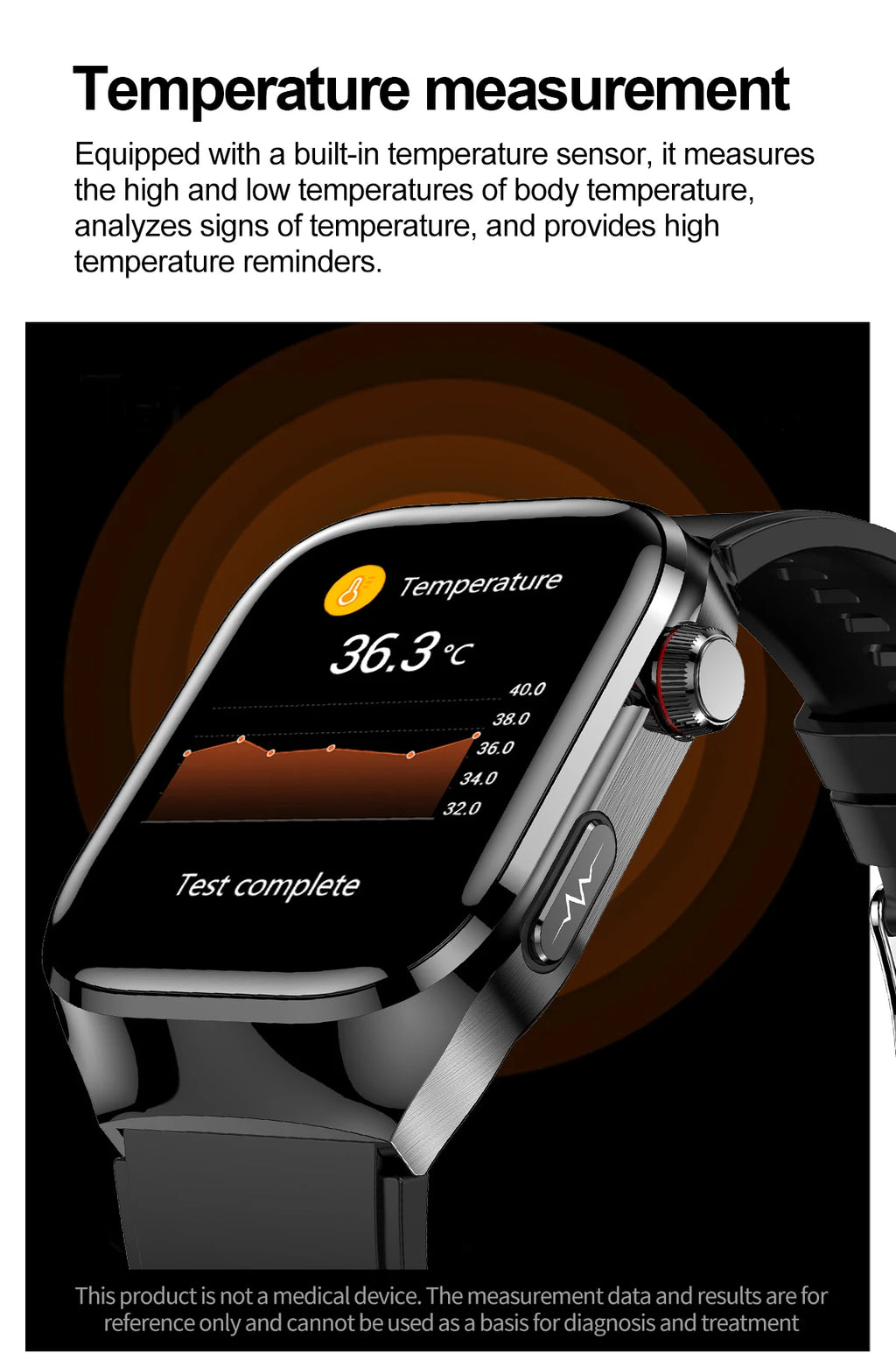 2025New Micro Physical Examination Smart Watch For Men Uric Acid Body Fat Five Organ Health Watches Bluetooth Call SmartBracelet