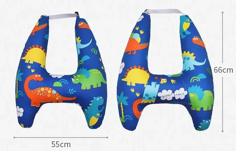 Cute Animal Pattern Kid Neck Head Support, U-Shape Children Travel Pillow Cushion for Car Seat, Safety Neck Pillow for Kids