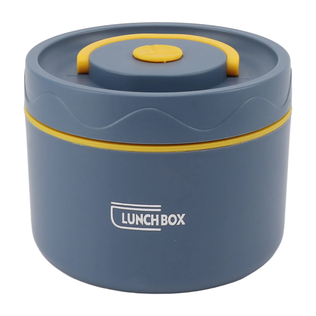550ml Stainless Steel Insulated Bento Lunch Box Stackable 2 Tier Round Bento Lunch Box Stainless Steel Leakproof Food Container