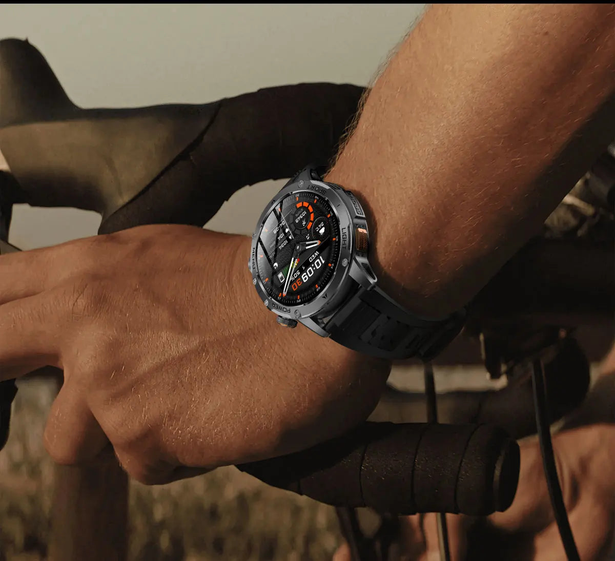 2025 New Military Grade Men 1000mAh Super Large Battery Smart Watch GPS 3ATM Waterproof Bluetooth Call Sports Fitness Smartwatch
