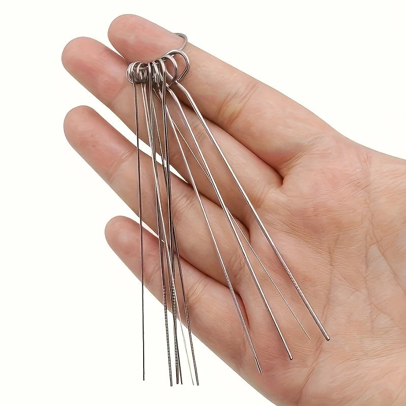 10pc Set of Shower Hole Cleaning Brush Artifact Bathroom Toilet Shower Head Gap Needle Cleaning Dredging Small Brush Cup Washing