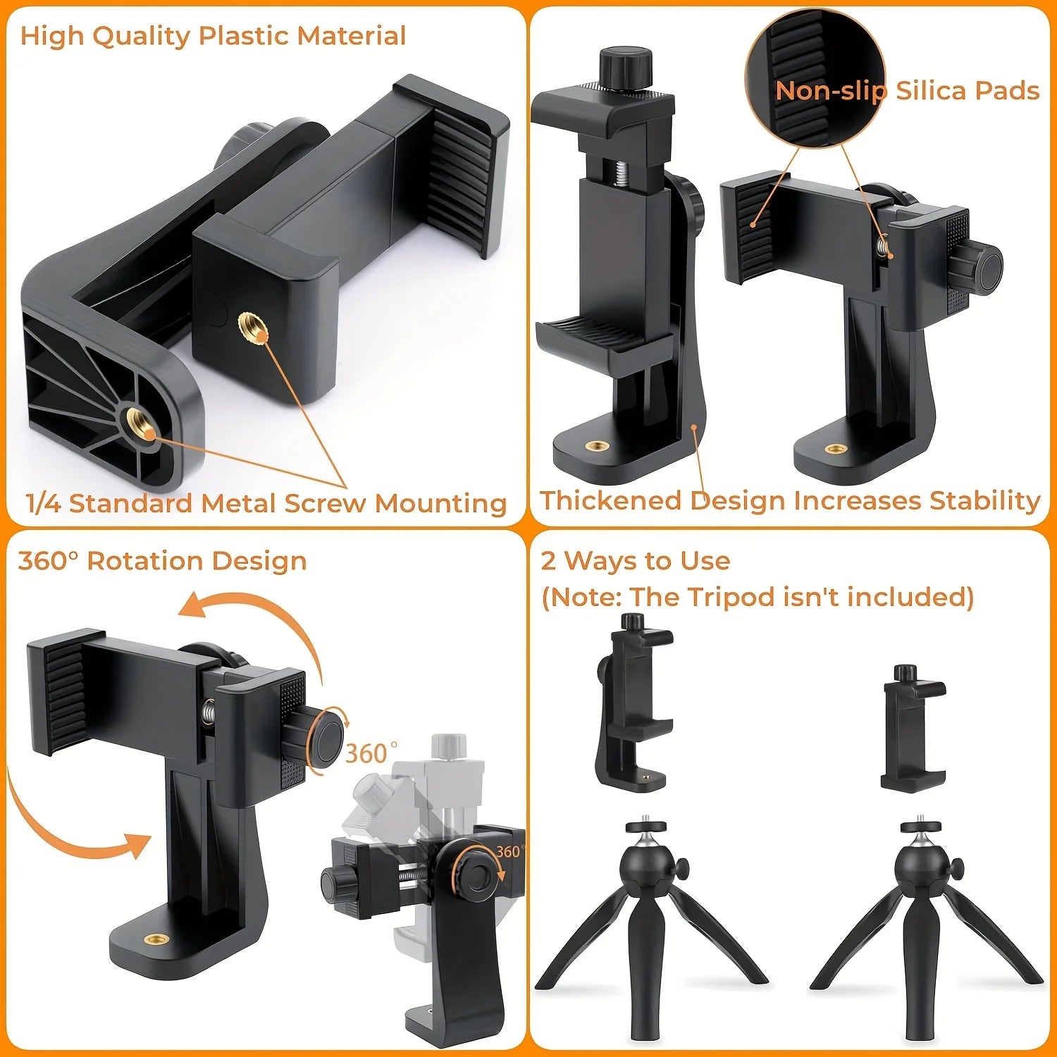 Adjustable Headband And Chest Band Shooting Stand for Mobile Phones And Action Cameras Compatible with GoPro DJI And More