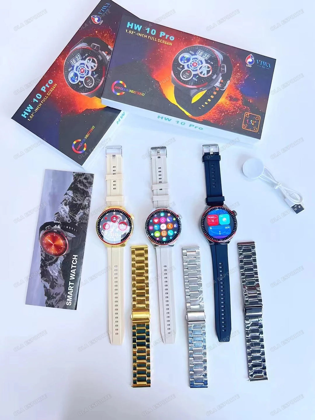 2025 New GPS Tracke Smart Watch Hw10pro for Men Women Bluetooth Call Phone Waterproof smartwatch Wireless Charge infinite Screen