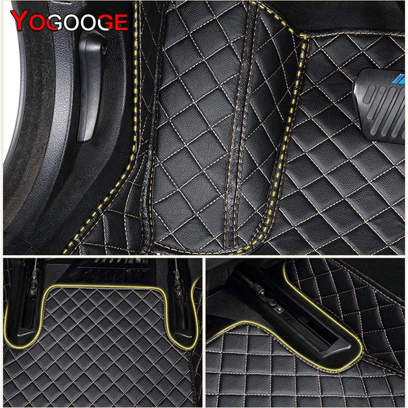 YOGOOGE Custom Car Floor Mats For Fiat Freemont Auto Carpets Foot Coche Accessorie