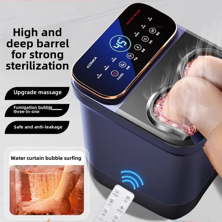 Electric massage of foot bath for heating constant temperature foot bath for 2024 new home fully automatic foot bath tub
