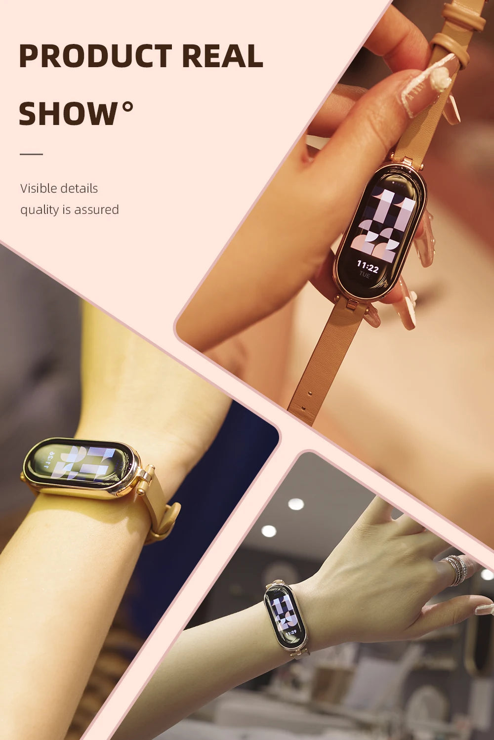Strap for Mi Band 10 9 8 7 6 5 Watchband for Xiao mi Smart Band 9 Strap for Mi Band 8 Leather Wristband For Mi Band 7 Correa