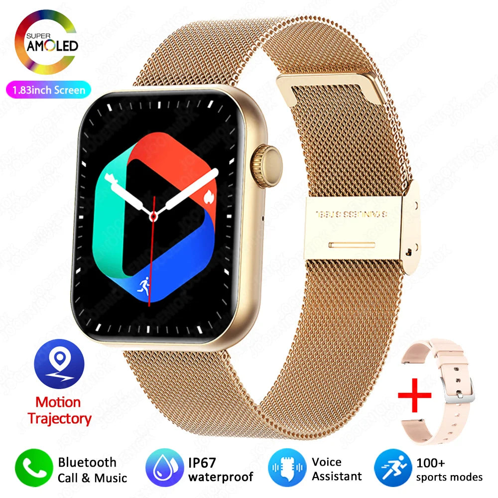2026 New Popular Smartwatch Full Touch Screen Bluetooth Call Heart Rate IP68 Waterproof Watches Sports Bracelet SmartWatch Women