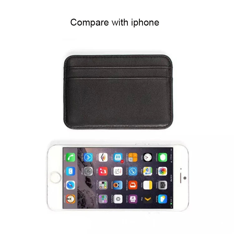Real Leather Credit Card Holder Luxury Card Wallet Business Cardholder Slim Thin Small Wallet Sheepskin Card Bag for Men Women