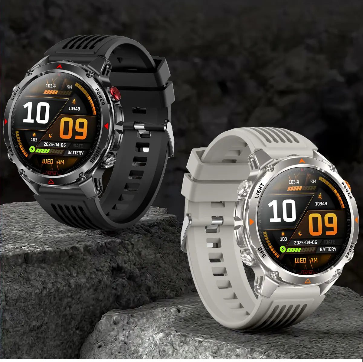 T-Rex 3 Pro Military Grade AGPS Smart Watch 10ATM Waterproof Dual-band GNSS Compass Altimeter AMOLED Swim Sports Smart Watch Men