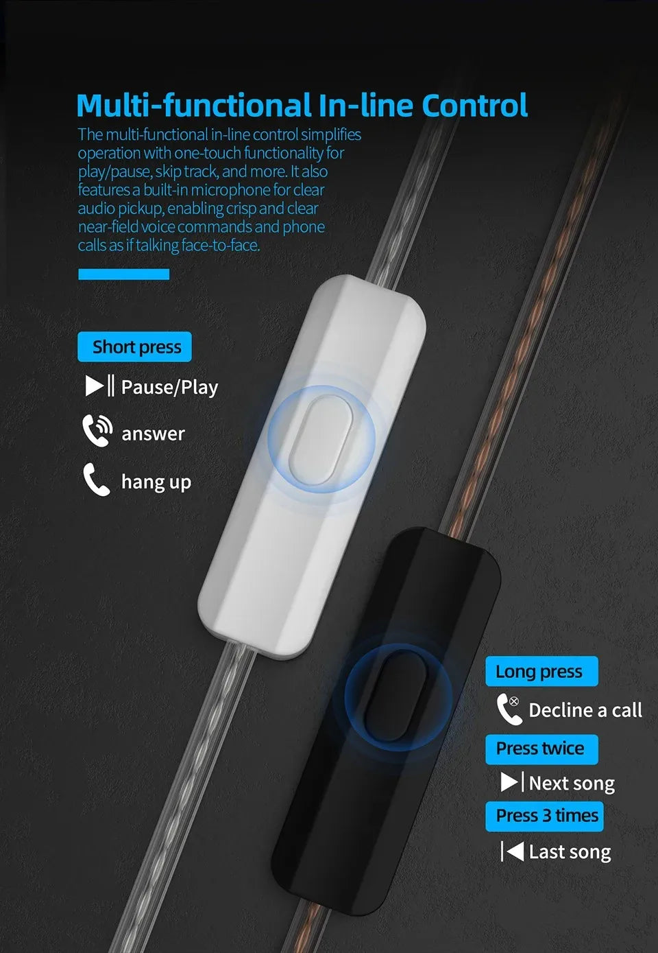 New KZ EDC Pro Headset Dynamic In-Ear Monitor HiFi Wired Headphone Bass Stereo Game Music Earbuds Sports Noise Reduction Earphon