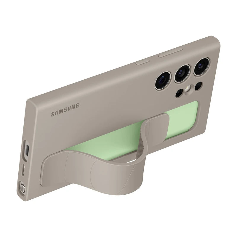 Original officia Samsung S24 Ultra Silicone Protective case with stand and wrist strap thin shockproof authentic EF-GS928