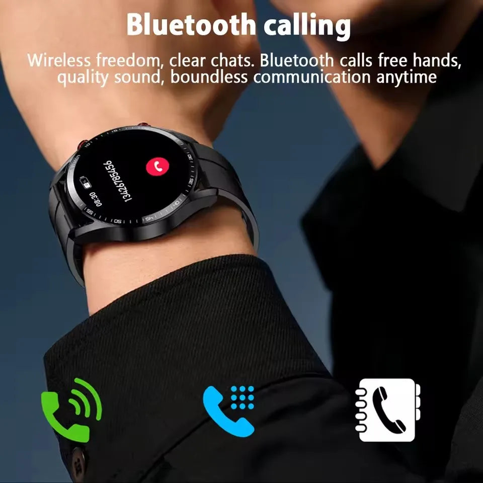 ECG+PPG Bluetooth Call Smart Watch Men Laser Health Blood Pressure Fitnes Sports Watches Man Sports Waterproof Smartwatch+Box