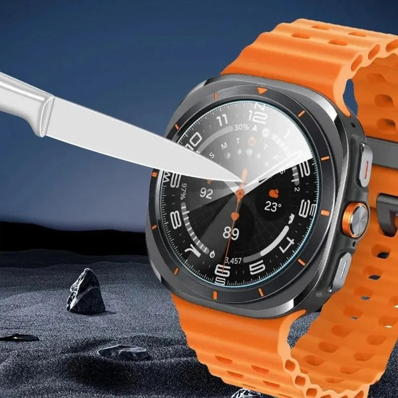 Tempered Glass For Samsung Galaxy Watch 47mm 40mm 44mm 45 46 43 42mm Premium Screen Protector Galaxy Watch Ultra 8 7 6 5 4 Glass
