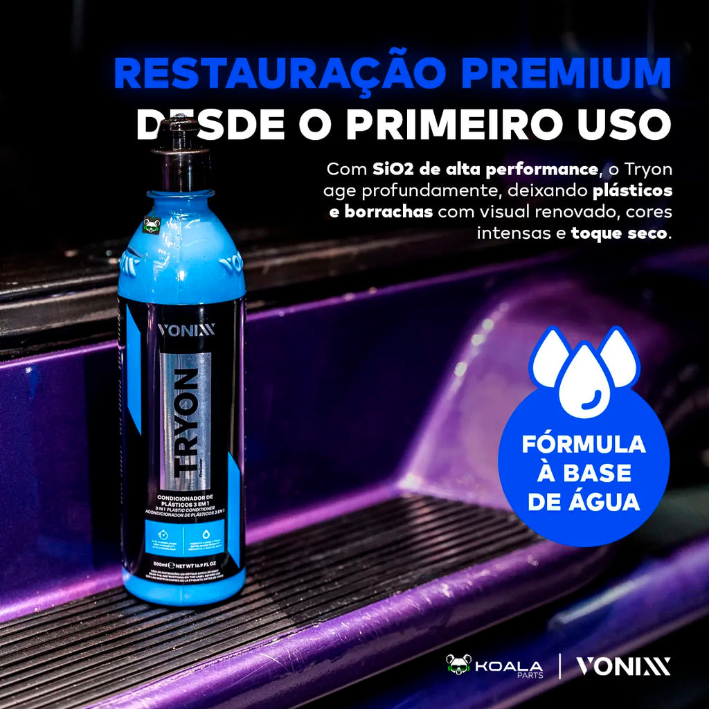 Restorer Auto Revitalizer Tryon 3 in 1 Plastic Rubber 500ml Vonixx