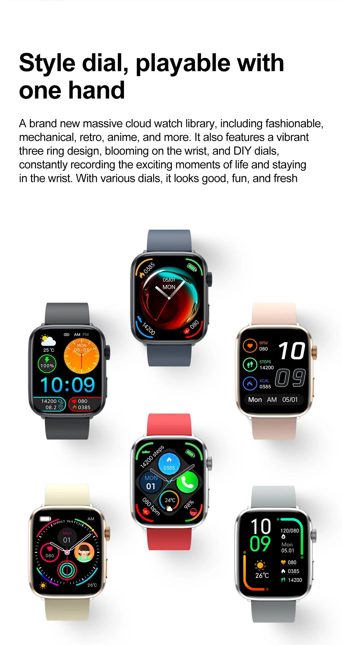2025 New Women Men AI Smart Diagnosis Watch HRV+PPG Blood Pressure Heart Rate Health Monitor IP68 NFC Fashion Sports Smartwatchs