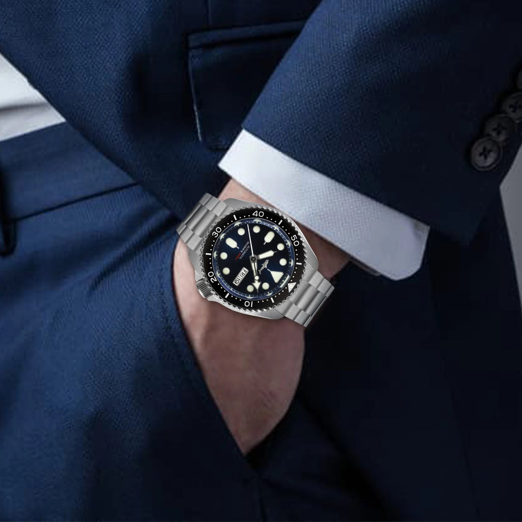 Heimdallr SKX007 NH36 Automatic Mechanical Date/Week Display Ceramic Bezel Sapphire Glass 200m Waterproof 41mm Dive Watch