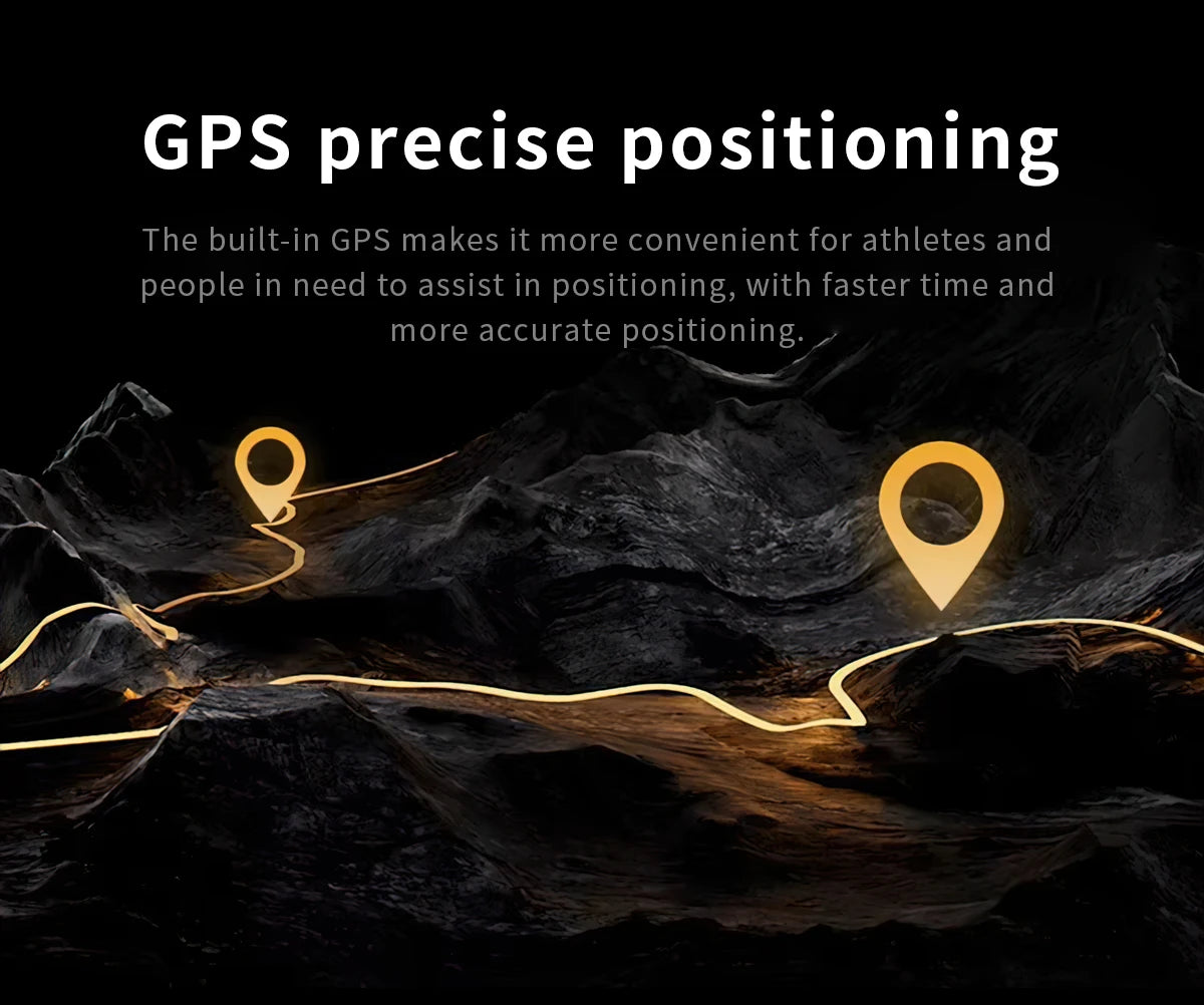 2025 GUHUAVMI Y-101 GPS Sports Smart Watch 10ATM Waterproof Built-in Dual-Band GNSS Compass Altimeter Military Grade Smartwatchs