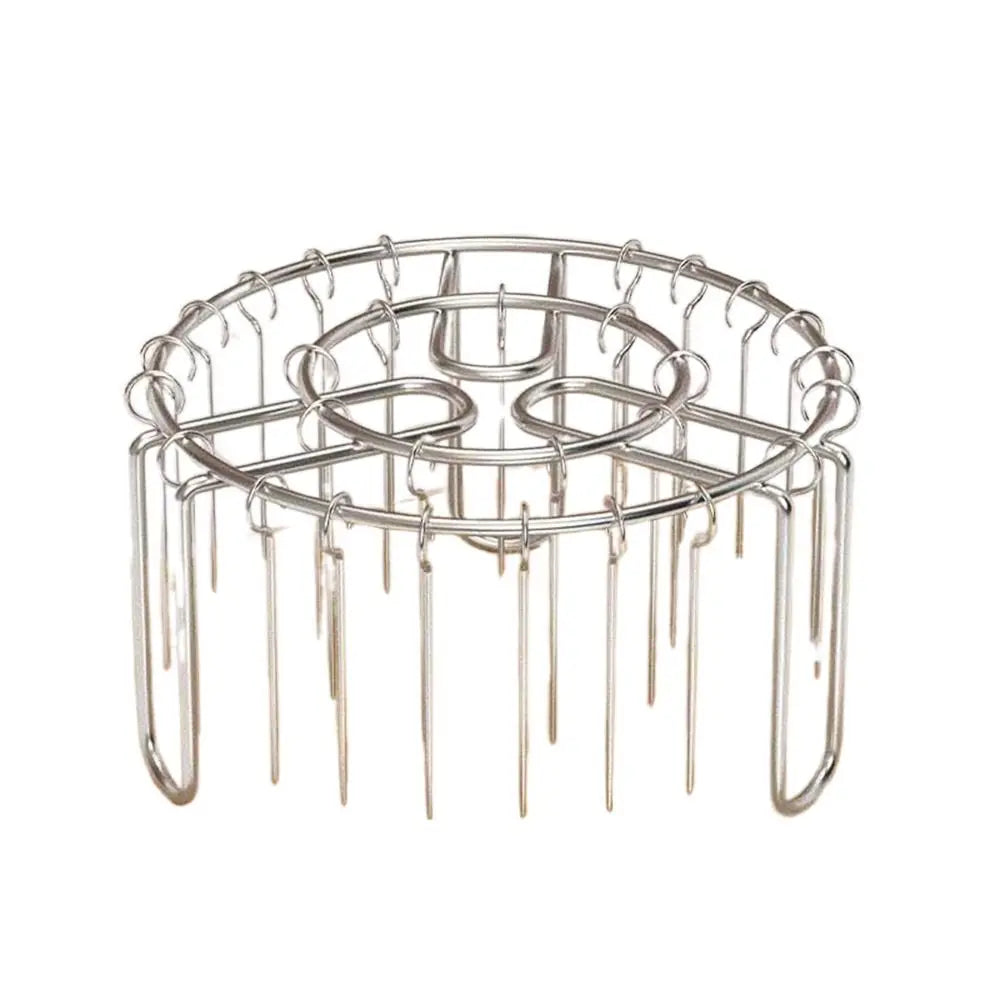 Stainless Steel Vertical Grill Rack Detachable String Grill Vertical Barbecue Skewer Bracket 12/24/49 Skewer Holder