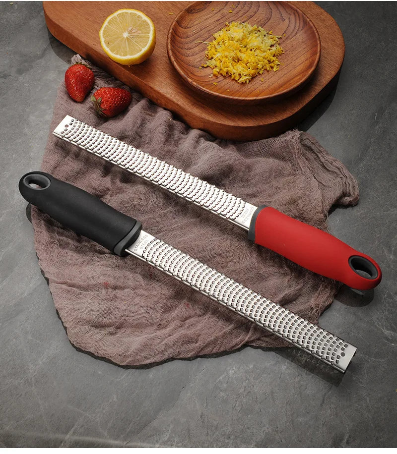 Stainless Steel Fruit Cheese Grater, Chocolate Lemon Peel Cheese Shavings Grater, Scraper, Kitchen Tool